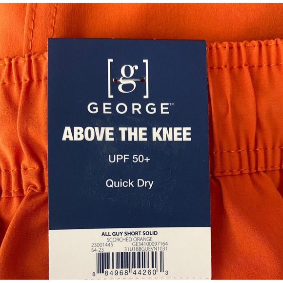 George Swim Trunks Men Quick Dry Stretch Beach Shorts 5 Inch Inseam Board Shorts - Picture 7 of 7